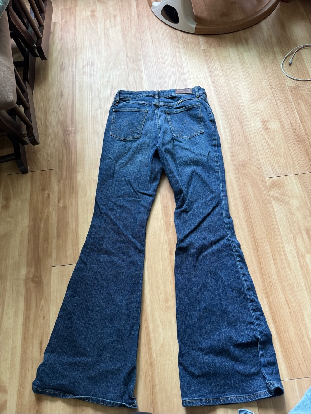 Wrangler Women's Dark Blue Bootcut Jeans - Picture 3 of 4